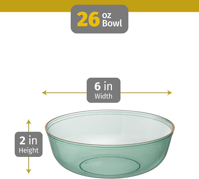 PLASTICPRO Plastic Party Plates Edge Collection Premium heavyweight Elegant - Image 5