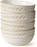 Soup Bowls 32 OZ, Cereal Bowls Set of 4, Dishwasher Microwave Safe, 6.3 Inch by Artena