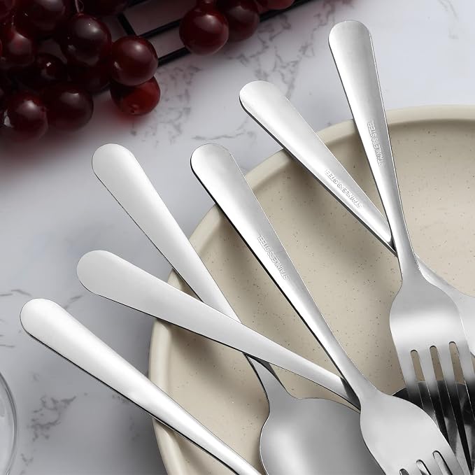 Unokit 36-Piece Spoons and Forks Set Silverware Set - Image 4