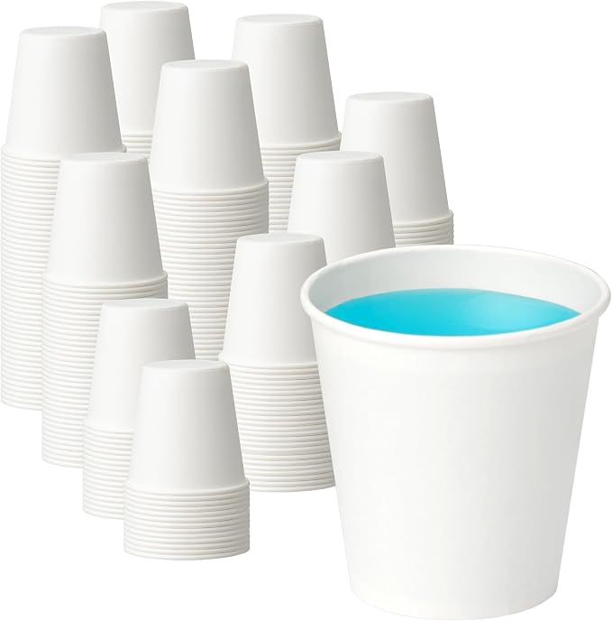 600 Pack 3 oz Disposable Paper Cups by VPACKDUO