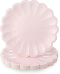 NatNarr 30 Pcs Pink Paper Plates 7.5 In Light Pink Plates by NatNarr