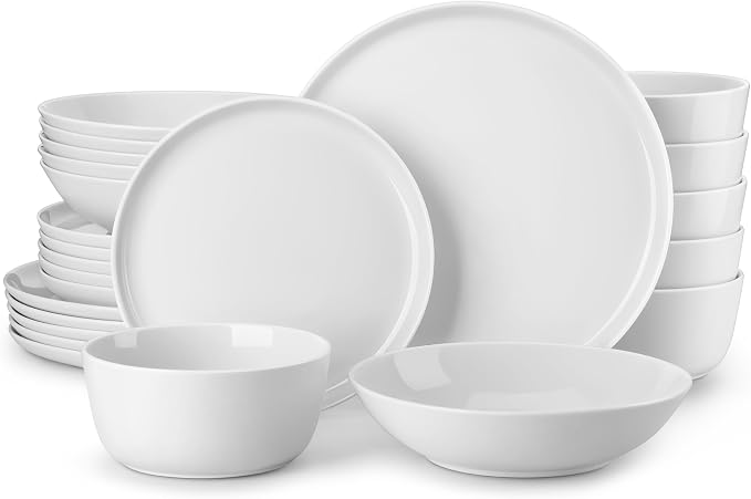MALACASA 24-Piece Dinnerware Set by MALACASA