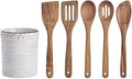 Pfaltzgraff Trellis Utensil Crock, 7x6 inch by Pfaltzgraff