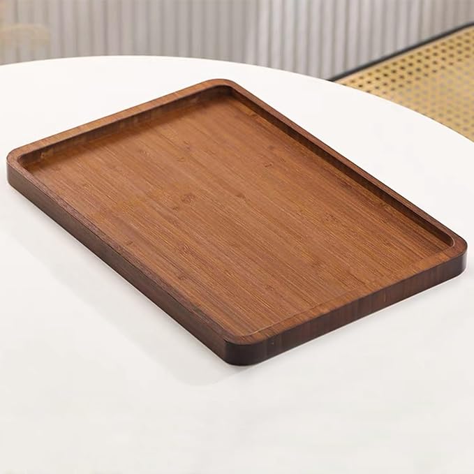 XZHXFX Bamboo Serving Tray, | Food Tray by XZHXFXHouseware