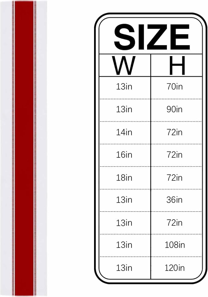 Red Stripes Table Runners, Non Slip Modern Table Runner Dresser Scarves 70 - Image 6