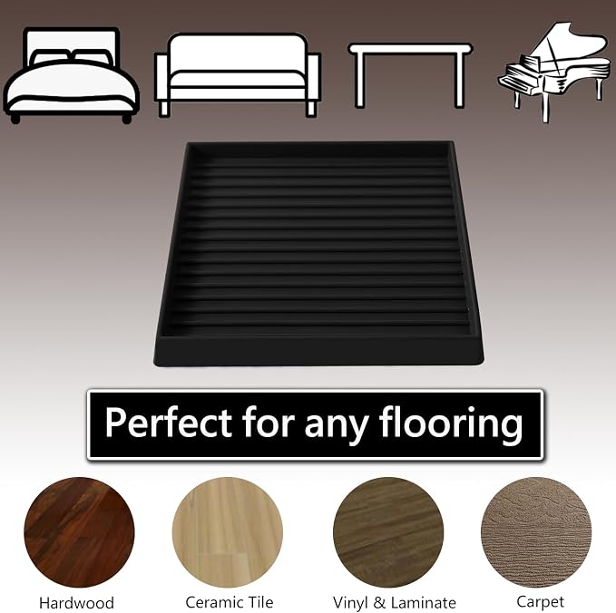 Jayen Non Slip Furniture Caster Cups Coasters Pads - Image 2