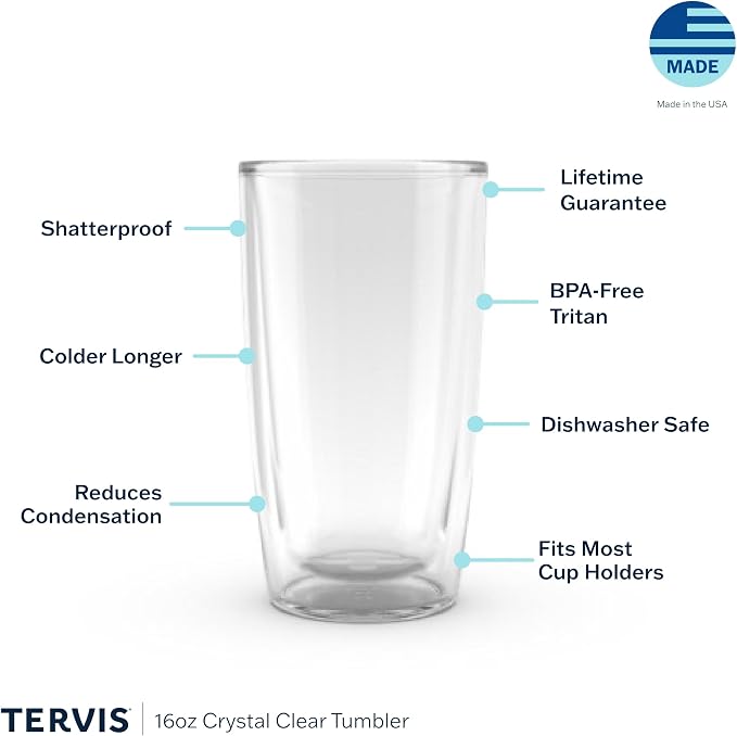 Tervis Made in USA Double Walled Kelly Ventura Insulated Tumbler Cup Keeps - Image 3