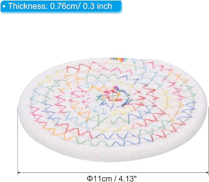 uxcell 8 Pcs Drink Coasters - Image 2