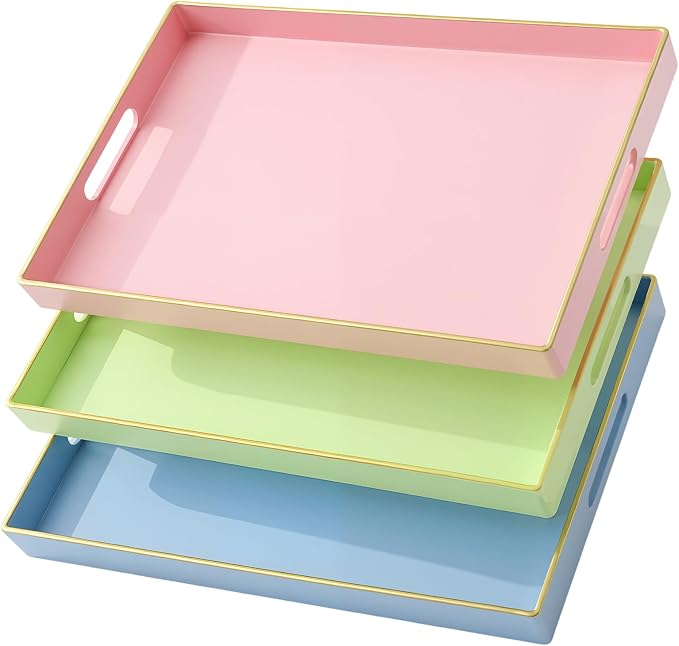 Vesici 3 Pcs Decorative Serving Trays by Vesici