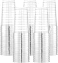 I00000 100 Pack 12 oz Silver Plastic Cups, Party Wine Glasses Cocktail Glasses by I00000