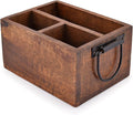EDHAS 3 Compartment Flatware Caddy, Cutlery Utensil Holder by EDHAS