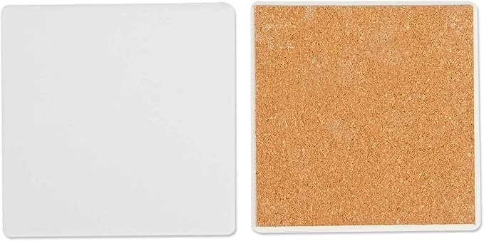 Bright Creations White Tile Coasters - Image 7