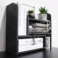 YGYQZ Adjustable Desktop Shelf Organizer, 3-Tier Expandable Desk Shelf by YGYQZ