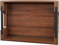 Acacia Wood Serving Tray, 15×10in Tray by Dofira