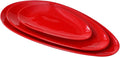 vicrays Large Oval Serving Platters, Stackable Serving Trays Serving Plates by VicraysCeramic