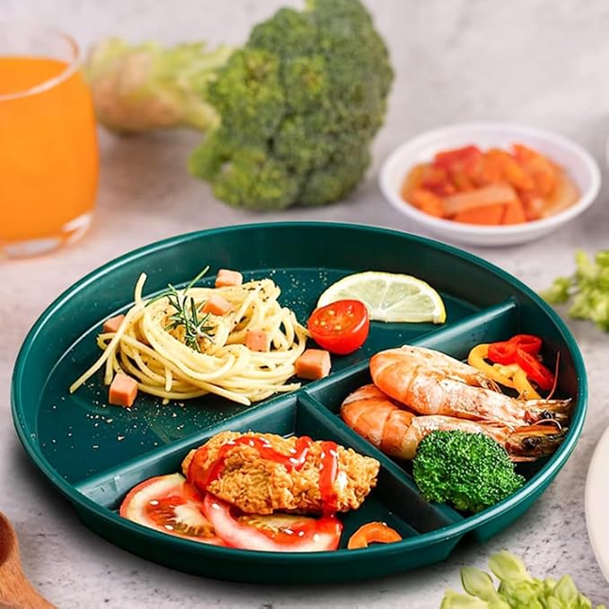 RUIBOLU Unbreakable Divided Plates 5PCS - Image 2