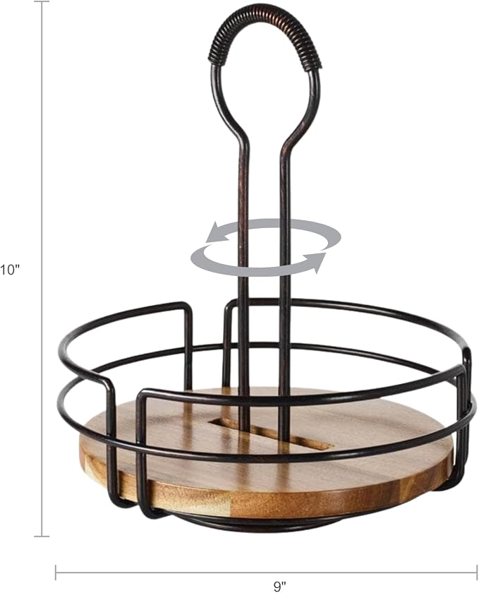 Mikasa Gourmet Basics Hanover Condiment Caddy - Image 6