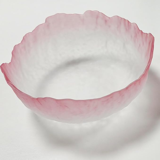 Glass Bowl for Salad Candy Fruit Serving, Decorative Bowl, Dish-Pnik Set of 3 - Image 5