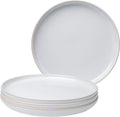 Junko Flat Dinner Plate Set of 4, 10.8 inch by Giroflier