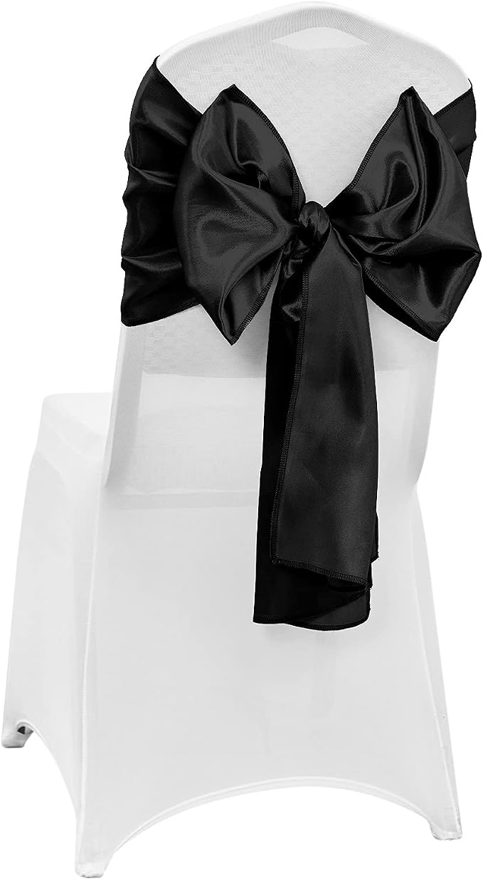 4-Pack Black Satin Table Runner 12 x 108 Inch Long Bright and Smooth Silk - Image 7