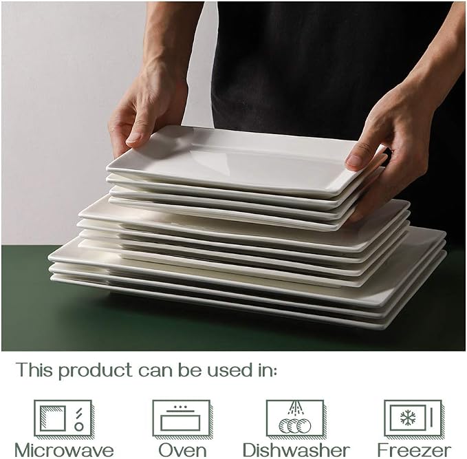 DOWAN 14" Serving Trays, Serving Platters, Ceramic Serving Platters and Trays - Image 7