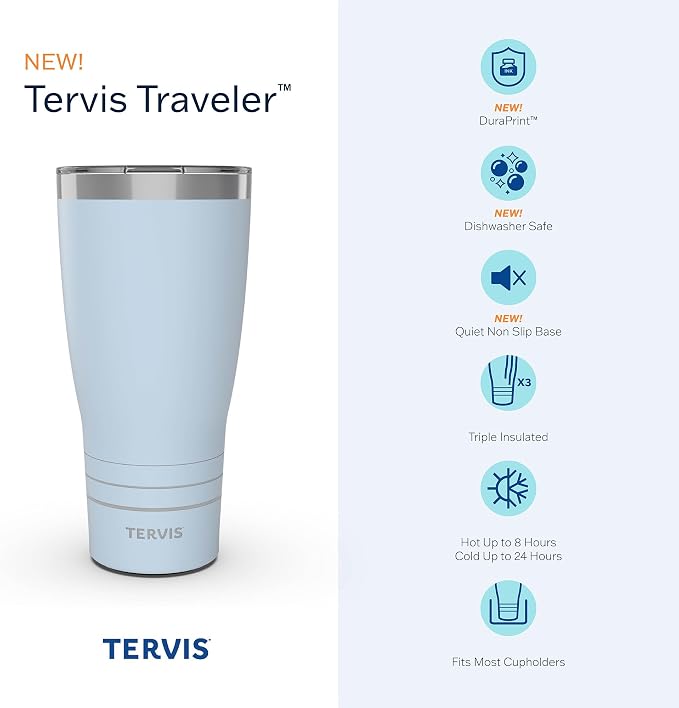 Tervis Traveler Inkreel Butterfly Wing Triple Walled Insulated Tumbler Travel - Image 3
