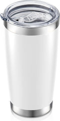 20 oz Tumbler with Lid Stainless Steel Insulated Tumblers, 1 Pack | Leak Proof by Unknown
