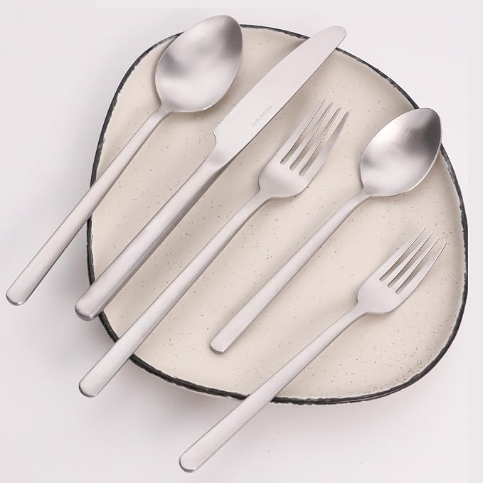 30 Pieces Silverware Set, Flatware Cutlery Set - Image 6