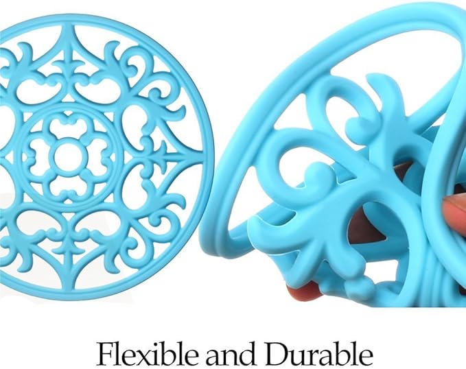 ME.FAN Trivets for Dishes/Pots/Pans, Flexible/Durable/Non Slip Hot Pads to - Image 3