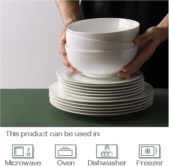 DOWAN Soup Bowls, Ramen Bowl for Noodle, 39 Ounce large Cereal Bowls for Kitchen - Image 3
