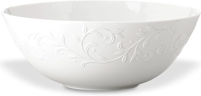 Lenox 806682 Opal Innocence Carved Serving Bowl by Lenox