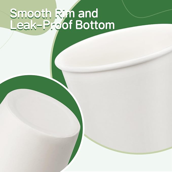 300 Pack 3 oz Bathroom Paper Cups | Small Coffee Cups, Disposable Mini - Image 2