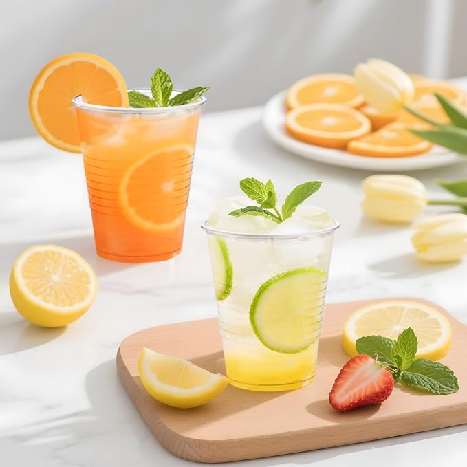 SIUQ 600 Pack 5 oz Clear Plastic Cups, Small Disposable Bathroom Cups | Mini Cup - Image 3