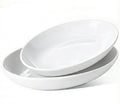 Oval Serving Platters Set of 2, Large Wide Ceramic Serving Dishes by Unknown