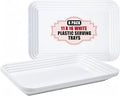 SUT 16" x 11" White Serving Trays, Food Serving Trays by SeeYouTomorrow