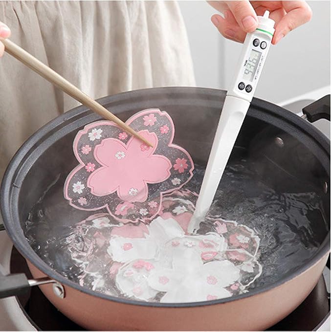Sakura Coasters Set of 4 Kawaii Cup Mat Anti-Skid Pot Bowl Pad Placemats PVC - Image 6