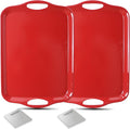 KAQAHIDO Large Melamine Serving Trays by Haveaniceday