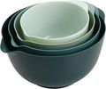 BoxedHome Plastic Mixing Bowl Set of 4, BPA free | 4.5, 2.5 & 1.7qt, Microwave by BoxedHomeProducts