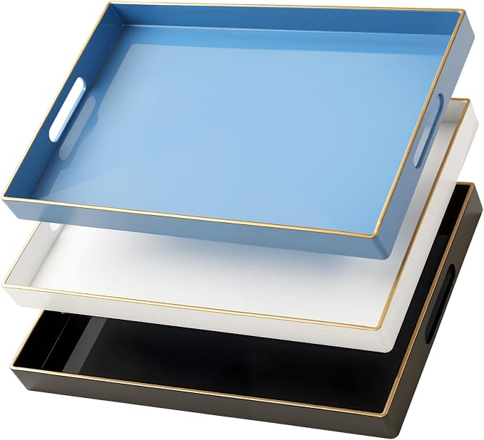 Vesici 3 Pcs Decorative Serving Trays by Vesici