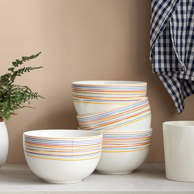 DOWAN 5.8" Deep Soup Bowls & Cereal Bowls - Image 5