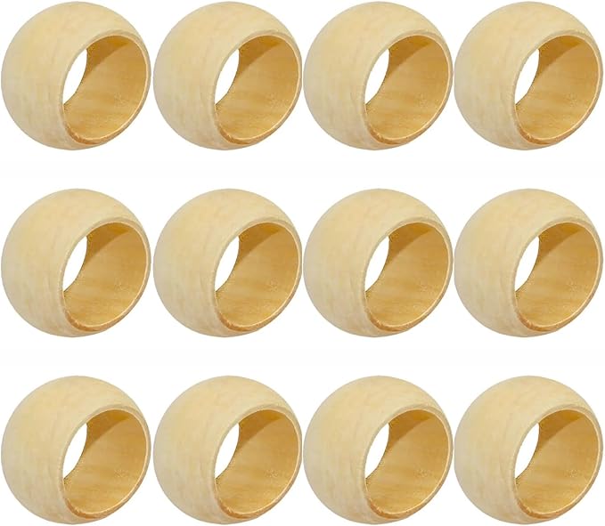 Classic Handmade Napkin Rings Set, Dining Table Holders by Shafa+impex