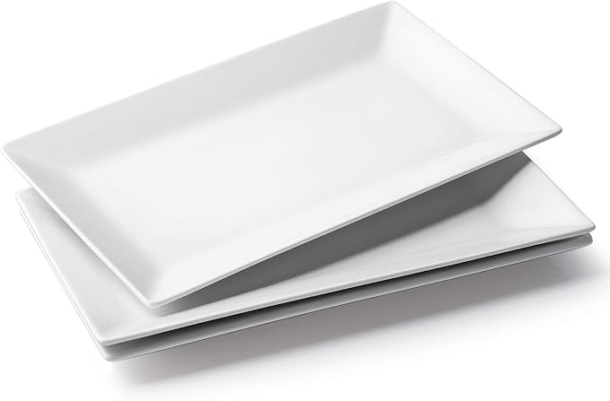DOWAN 14" Serving Trays, Serving Platters, Ceramic Serving Platters and Trays by DOWAN