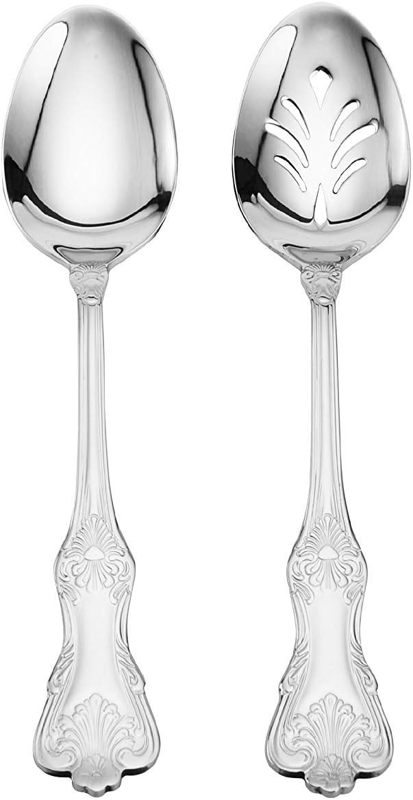 Wallace Hotel 77-Piece Flatware Set, 18/10 Stainless Steel Silverware Set - Image 8