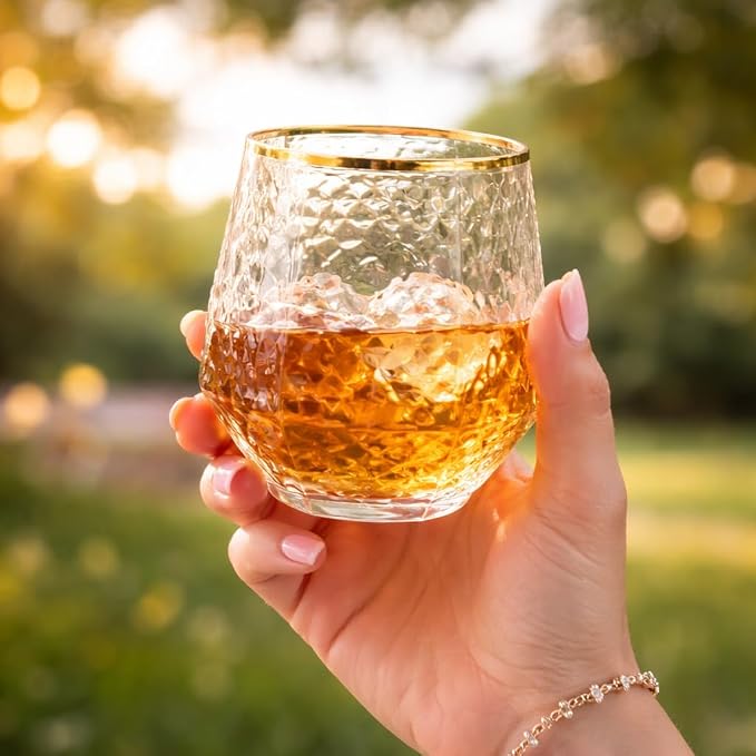 Oojami 48 Pack Plastic Champagne Flutes Stemless 9oz & 12oz Gold Rim Ribbed | - Image 2