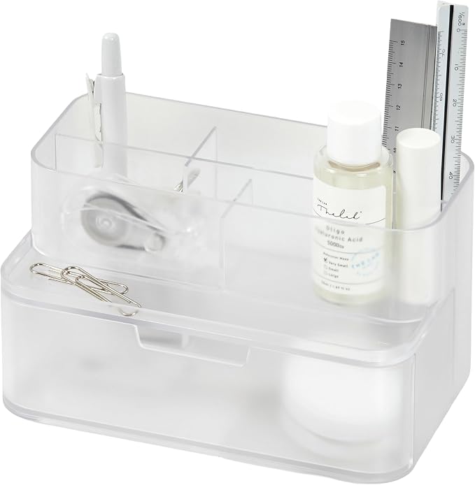BLUE GINKGO Compact Desk Organizer, Transperent, Made in Korea | 5 by BLUEGINKGO
