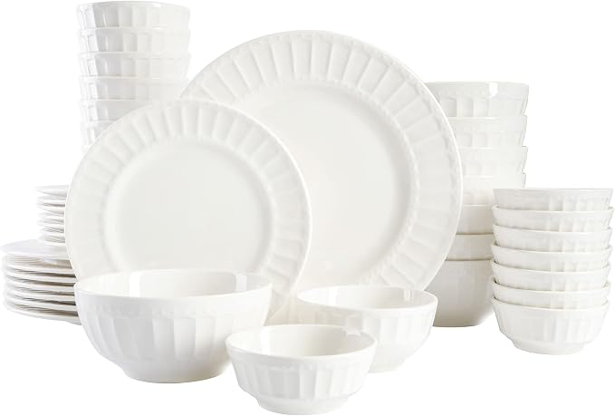 Gibson Home Zen Buffet Porcelain Ceramic Dinnerware Sets by GibsonHomewares