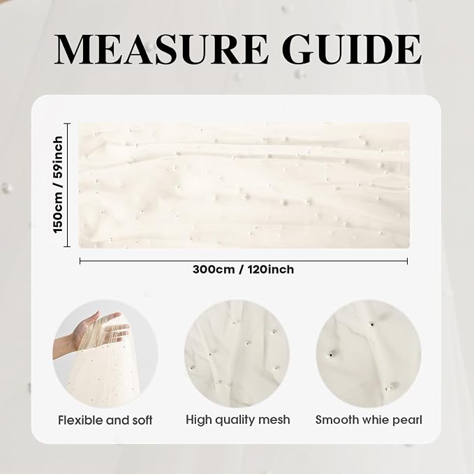 Artoid Mode Pearl Beige Gauze Table Runner 59x120 Inch, Seasonal Sheer Kitchen - Image 7