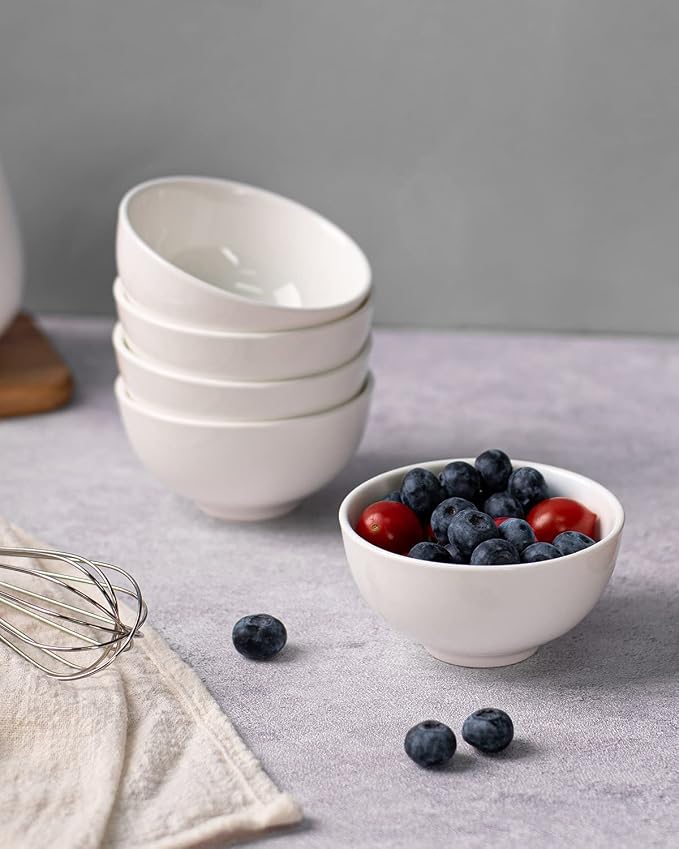 DELLING Soy Sauce Dish 4 Oz Dipping Bowls Set of 6, Stackable Dishwasher Safe - Image 3