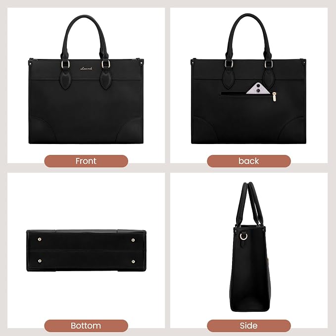 LOVEVOOK Laptop Bag for Women 17 lnch, Waterproof Laptops Tote Bags for Womens - Image 9