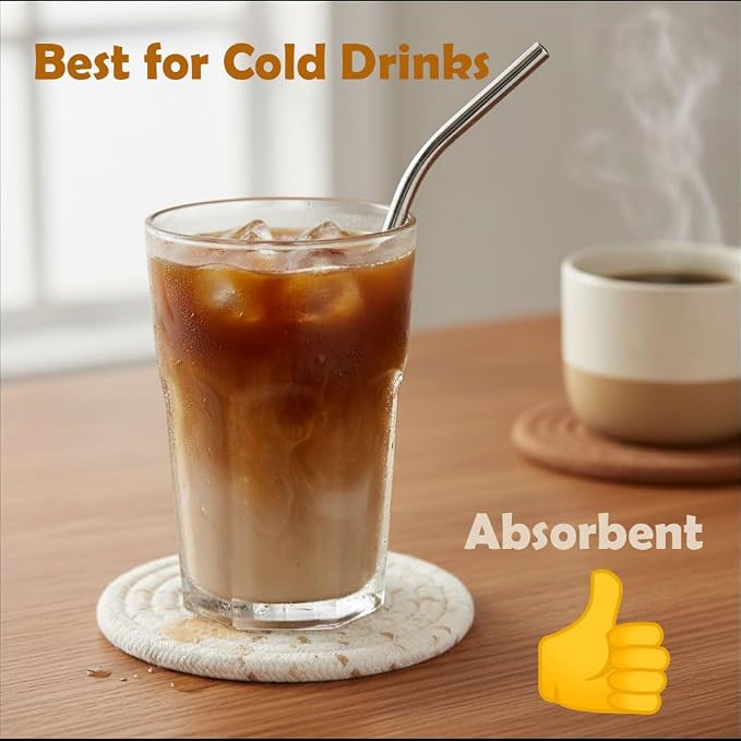 8 Pack Absorbent Coasters Set for Drinks - Image 2